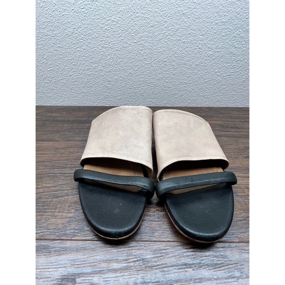 Alberto Forman Italian Leather Women's Slide Sandals Size 37.5 US 7 7.5 - Picture 2 of 8